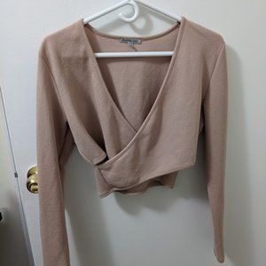 Charlotte Russe wrap shirt